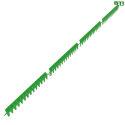 Cleaning Louver Tooth for John Deere - Replaces OEM AXE42167 product photo