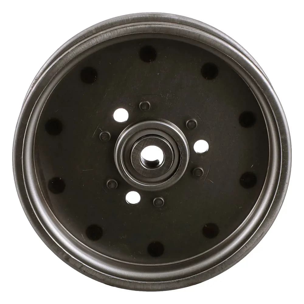 Aftermarket one-groove pulley replacing CNH New Holland OEM 84072736 - front view