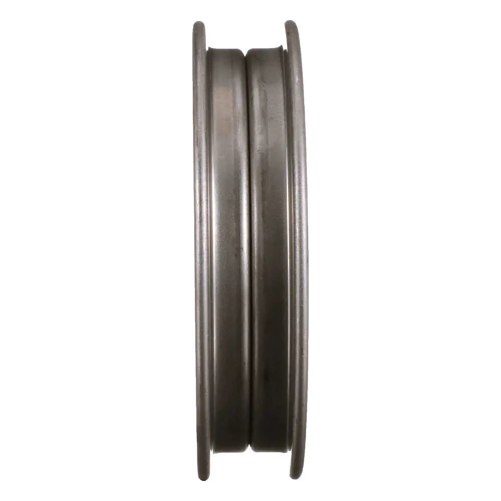 Aftermarket one-groove pulley replacing CNH New Holland OEM 84072736 - side profile