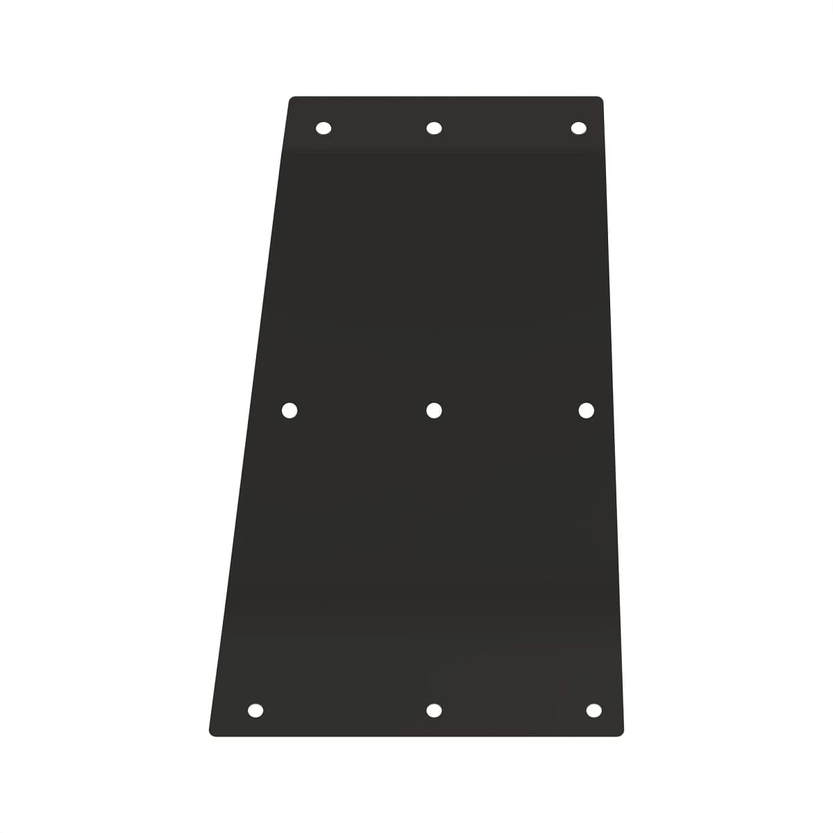 Aftermarket right side flex seal skid plate replacing John Deere OEM H231693 - front view