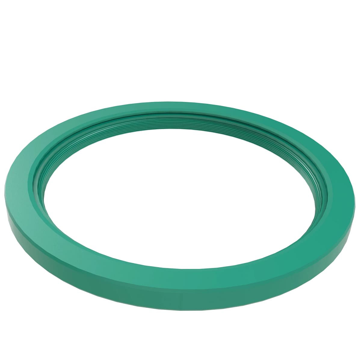 Aftermarket Teflon lip oil seal replacing John Deere OEM AH215259 - isometric sealing-lip view